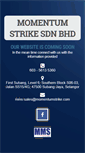 Mobile Screenshot of momentumstrike.com